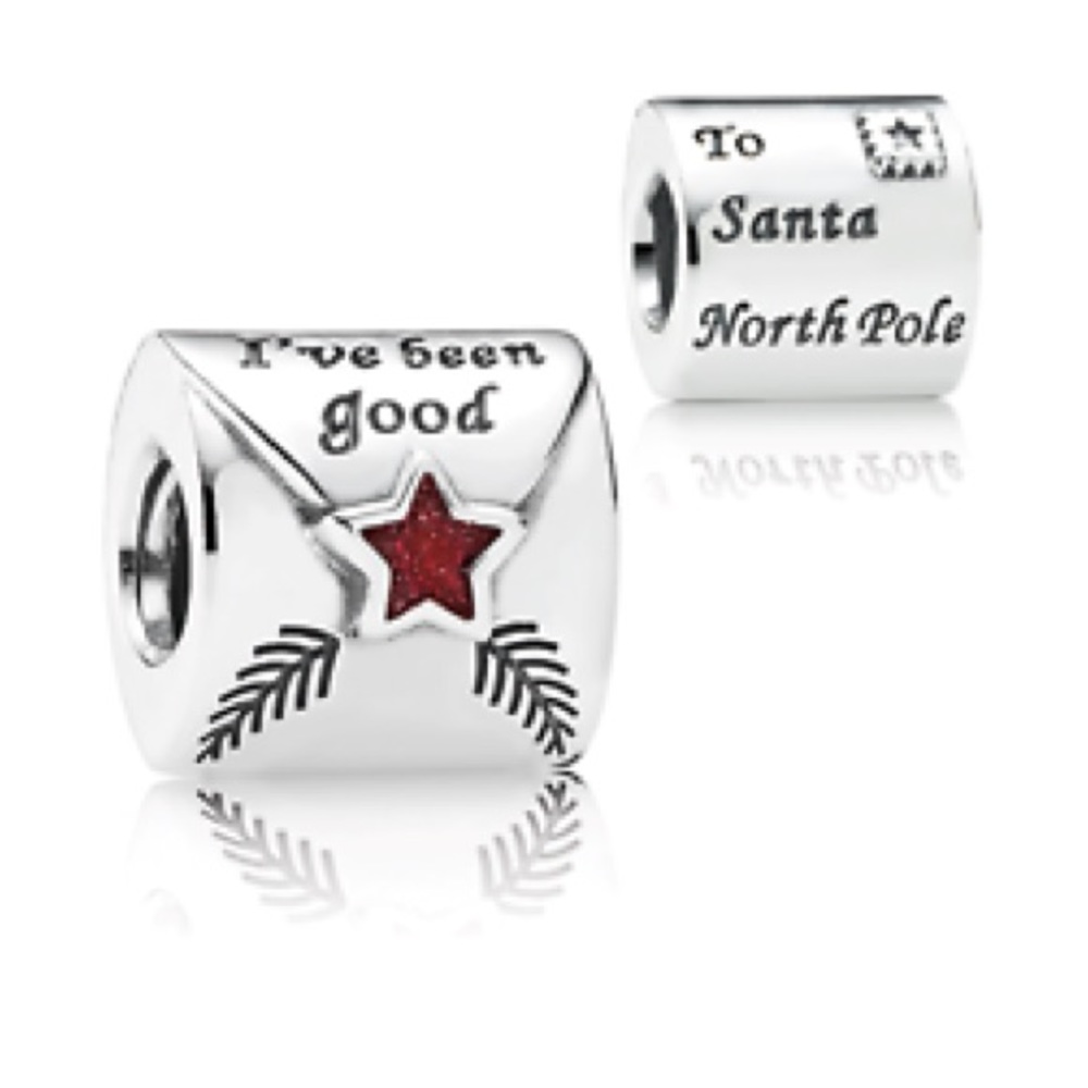 Pandora I've Been Good to Santa Letter Charm